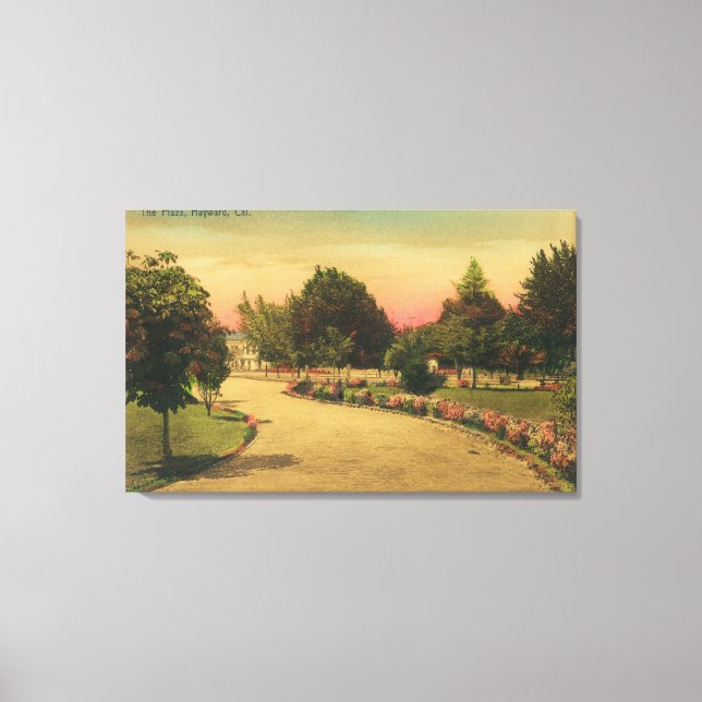 Toile Vue de la City PlazaHayward, CA (Recto)