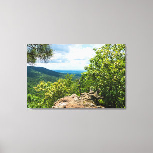 Toile Vue de la falaise de la forêt nationale d'Ozark