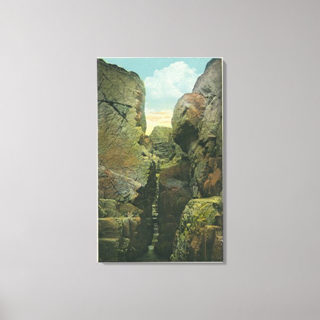 Toile Vue de la falaise de tête d'chaume (Recto)