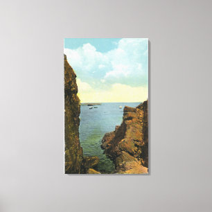 Toile Vue de la gauche à Perkins Cove