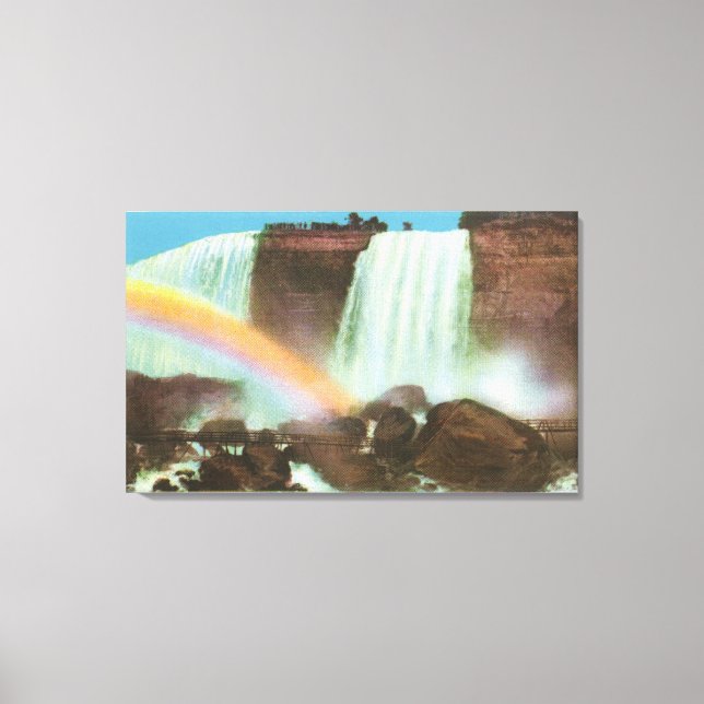 Toile Vue de la grotte des vents (Recto)