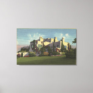 Toile Vue de la maison de Herbert Hoover, Stanford U.