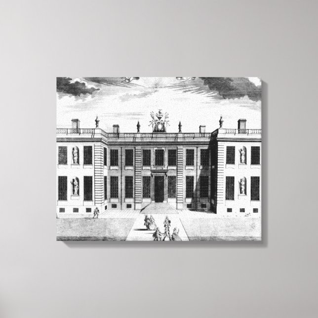 Toile Vue de la maison de Marlborough à Pall Mall (Recto)