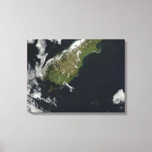 Toile Vue de la majeure partie de l'île du sud de la