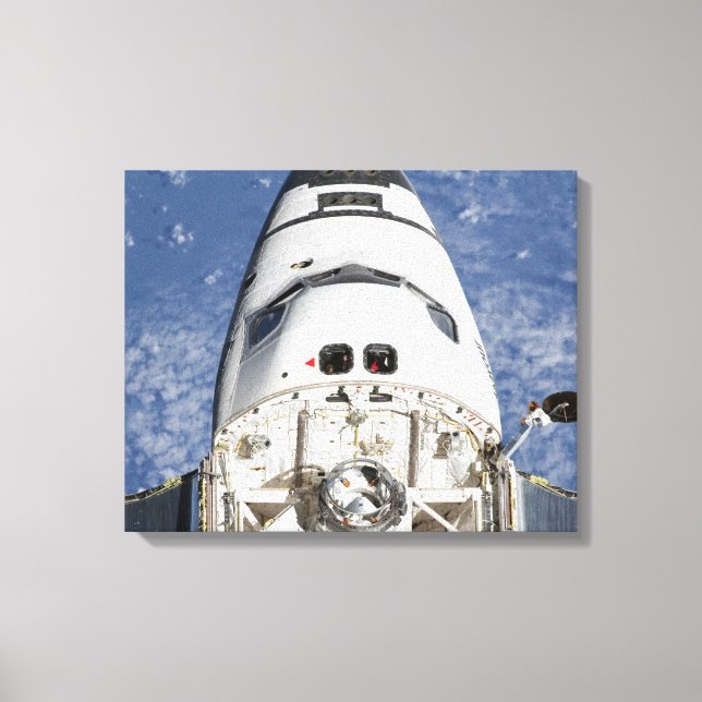 Toile Vue de la navette spatiale cabine d'équipage d'End (Recto)
