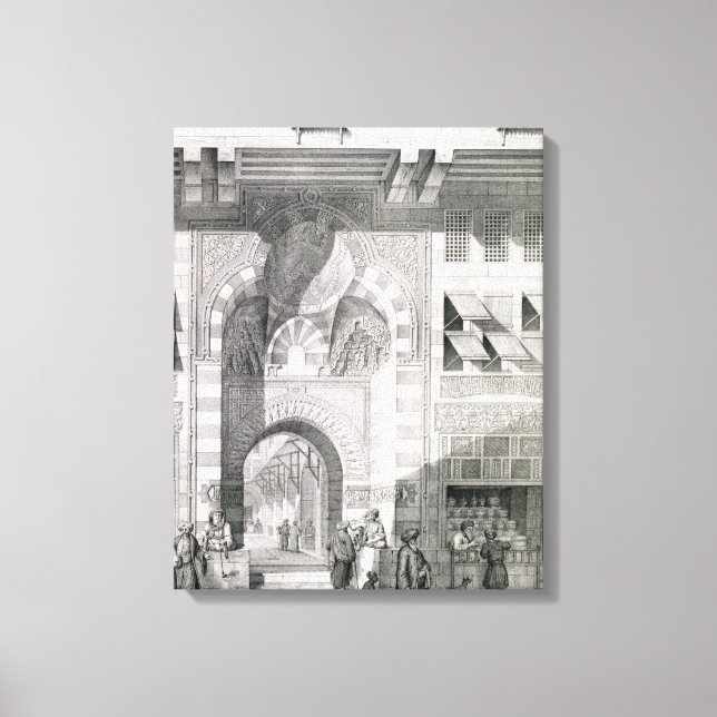 Toile Vue de la porte d'Okal Kaid-Bey, de "Monuments" (Recto)