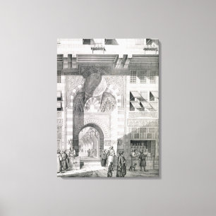 Toile Vue de la porte d'Okal Kaid-Bey, de "Monuments"