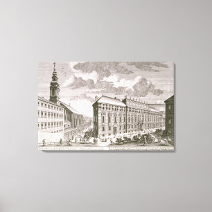 Toile Vue de la représentation de Dorotheergasse
