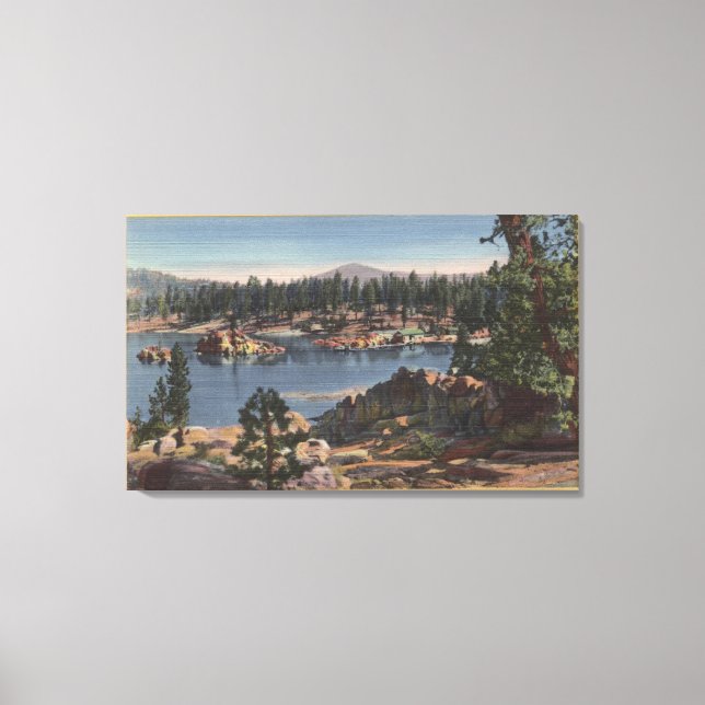 Toile Vue de la rive sud de la baie de Boulder (Recto)