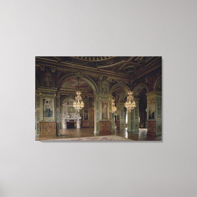 Toile Vue de la Salle des Arts, après 1871 (Recto)