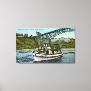 Toile Vue de la servante du bateau de plaisance 2