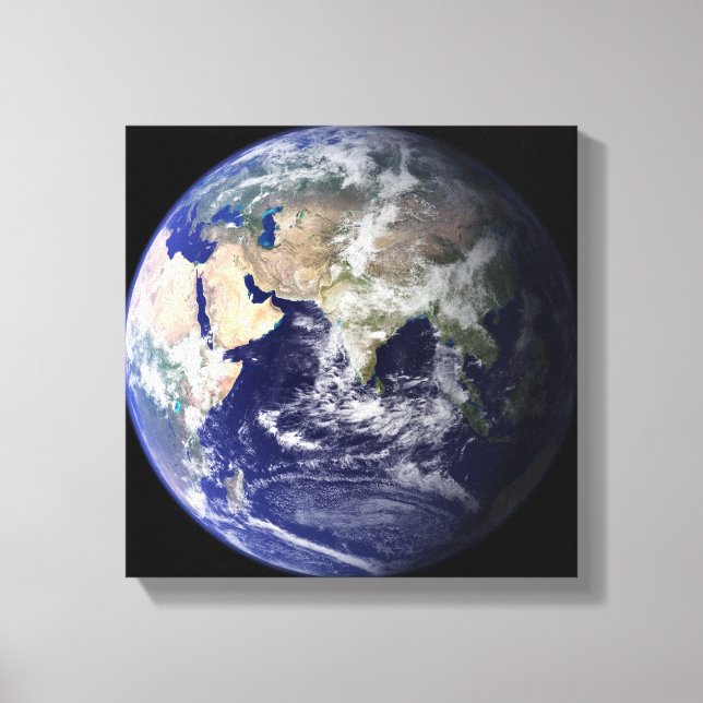 Toile Vue de la Terre depuis l'espace (Recto)