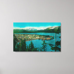Toile Vue de la ville de Seward, AlaskaSeward, AK