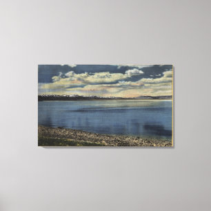 Toile Vue de lac Crowley