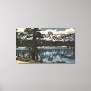 Toile Vue de lac Mary et de haute sierra Mts.