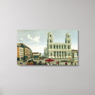 Toile Vue de l'église du Saint-Sulpice