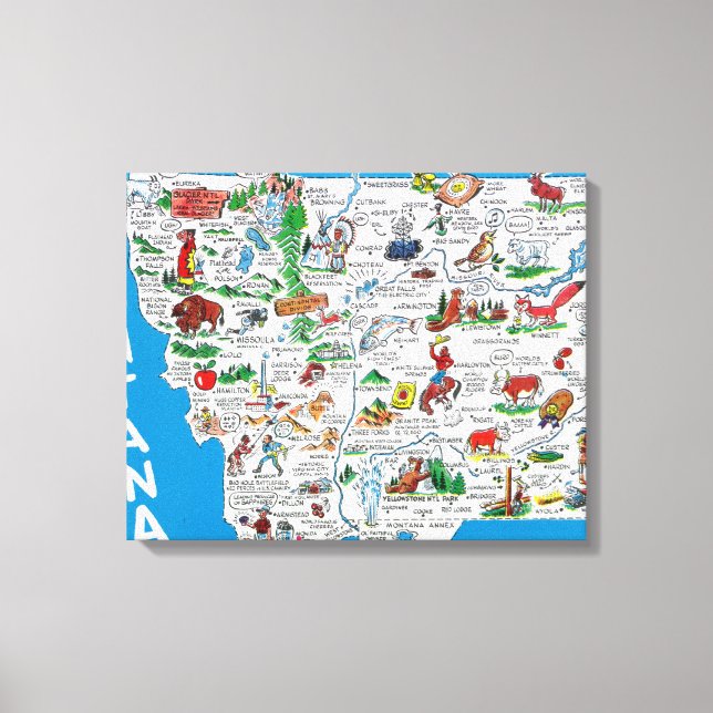 Toile Vue de l'état avec des dessins, des points Pittore (Recto)