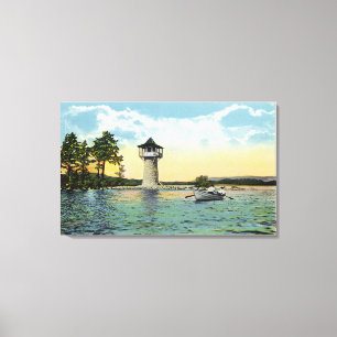 Toile Vue de l'Observatoire Spindle Point,