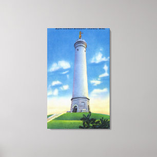 Toile Vue de monument de Myles Standish