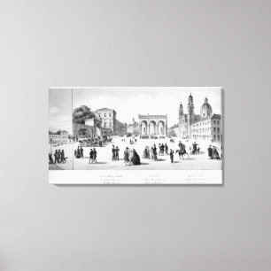 Toile Vue de Munich, 1869
