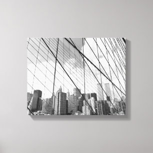 Toile Vue de New York de pont de Brooklyn