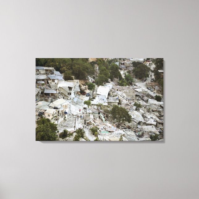 Toile Vue de Port-au-Prince, Haïti (Recto)