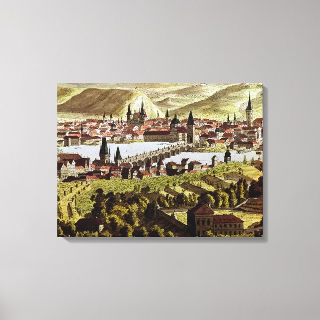 Toile Vue de Prague (Recto)