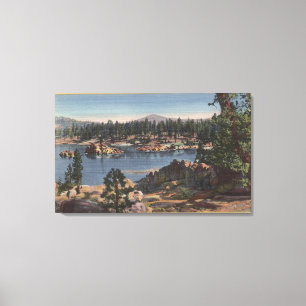 Toile Vue de rivage de sud de baie de Boulder