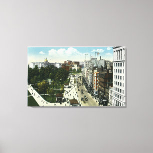 Toile Vue de rue de Tremont de Boylston
