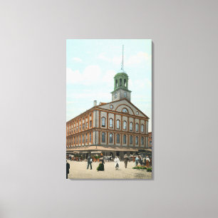 Toile Vue de rue du Faneuil Hall