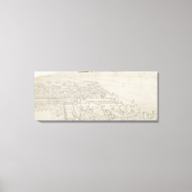 Toile Vue de Saint-Mary's Southwark, vers (Recto)