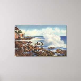 Toile Vue de Shoreline typique