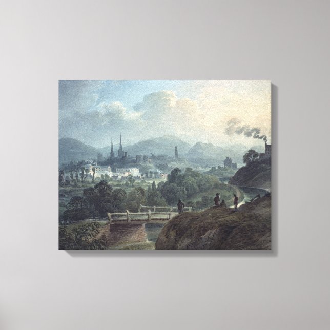Toile Vue de Shrewsbury à travers la Severn (Recto)