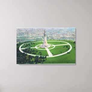 Toile Vue de sommet de la balise de mémorial d'état de