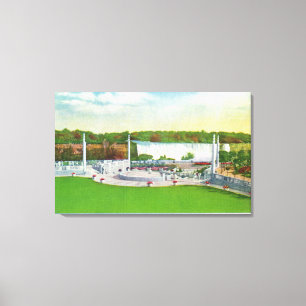 Toile Vue de théâtre de jardin d'Oakes des automnes