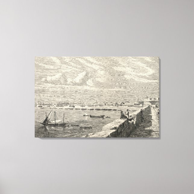 Toile Vue de Tripoli (Recto)