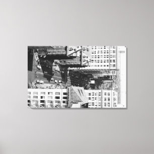 Toile Vue de ville de Portland, Orégon de 6ème avenue