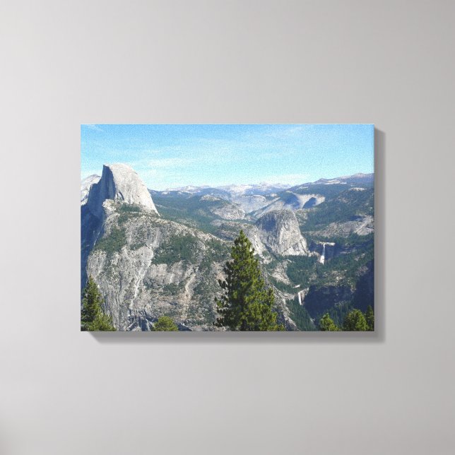 Toile Vue de Yosemite de Glacier Point, CA (Recto)