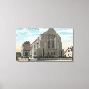 Toile Vue d'église presbytérienne d'abord unie