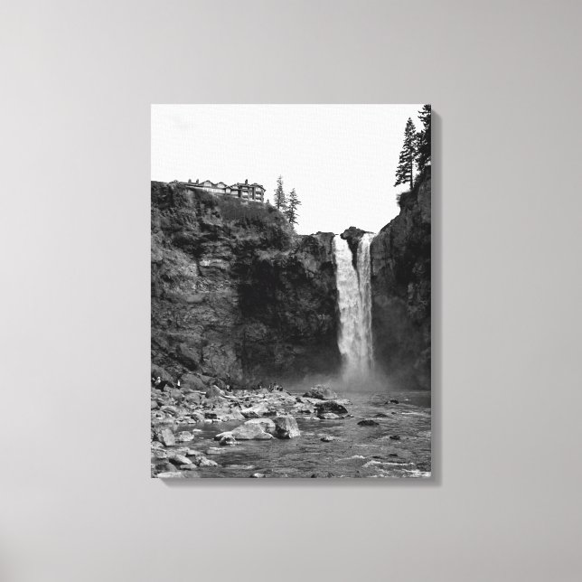 Toile Vue depuis Below Falls (Recto)