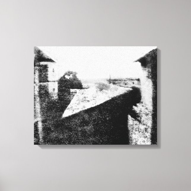 Toile Vue depuis la fenêtre du Gras (Recto)