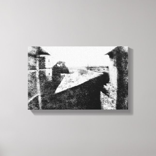 Toile Vue depuis la fenêtre du Gras (Recto)