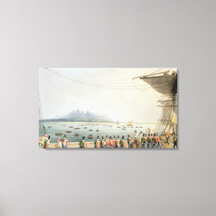 Toile Vue depuis le pont du Upton Castle Transport,