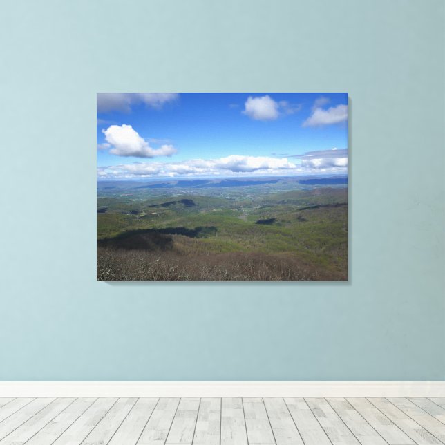 Toile Vue depuis Mary's Rock (Insitu (Plancher de Bois))