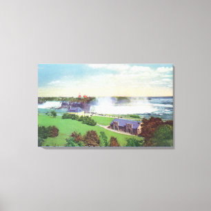 Toile Vue des chutes du Niagara de la commande d'Oakes