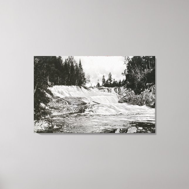 Toile Vue des chutes Kennebago (Recto)