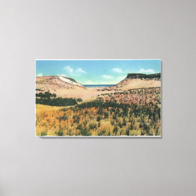 Toile Vue des dunes de sable de Cape Cod 2 (Recto)