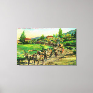 Toile Vue des équipes de transport Hauling Bartlett Wate