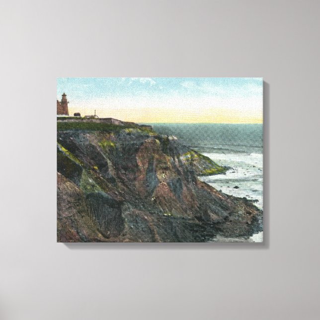 Toile Vue des falaises de Mohegan et du sud-est (Recto)