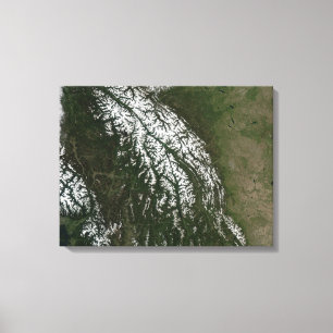 Toile Vue des montagnes rocheuses